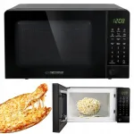Mikrolaineahi 20L 1100W 6 programmi must LED