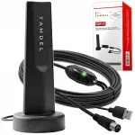 Siseterrasside DVB-T2 TV 4K MUX-8 VHF UHF LTE antenn 5 m v&otilde;imendaja kaabliga