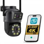 V&auml;lis IP videokaamera, 2&times;8MP, kahekordne, 5x optiline suum, WiFi, liikumistuvastus, FULL HD