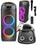 Heli k&otilde;lar BLAUPUNKT PartyBox LED-valgustusega, karaokega, AUX, USB, Bluetooth, FM raadio ja puldiga