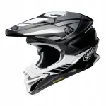 SHOEI VFX-WR 06 JAMMER TC-5 mootorratturi kiiver, must/valge/hall