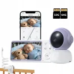 Videovaatluse monitor kaameraga, kaugjuhtimise ja liikumistuvastusega
