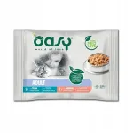 Oasy kastmes t&uuml;kkidega m&auml;rg kassi toit Multipack Adult Fish 4x85g