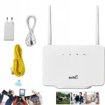 Juhtmevaba 4G LTE marsruuter-modem CP106-E, 300 Mbps, SIM-pesa, v&auml;line antenn