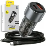 Autolaadija USB ja USB-C QC3.0 PD 83W telefonile
