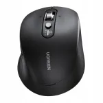 Ugreen M752 traadita hiir, Bluetooth 5.4, 2.4 GHz, 5000 DPI, 2xAA, must