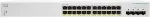 Cisco CBS220-24P-4G v&otilde;rgul&uuml;liti, 24x GbE RJ45, 4x SFP, PoE+, 195W