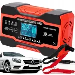 Automaatne akulaadija LCD-ekraaniga, 12V/24V, 10A
