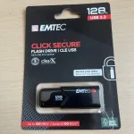 USB m&auml;lupulk Emtec B120 Click Secure 128 GB, USB 3.0/3.2, must