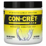 Kreatiini h&uuml;drokloriid Con-Cret, Raw, maitsetu, 48 g