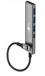 Kompaktne 4 pesa USB-C jagaja, USB-C/USB-A, 5 Gb/s