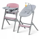 S&ouml;&ouml;gitool kiikuga Kinderkraft LIVY + CALMEE, roosa