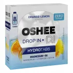 Toidulisand OSHEE Hydrotabs Magneesium + B6, sidruni- ja apelsinimaitseline, 8 tabletti