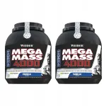 Valgupulber Weider Mega Mass 4000, 2 x 3 kg, vaniljemaitseline