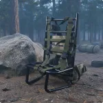 Alumiiniumist matkarammid, must, Camo