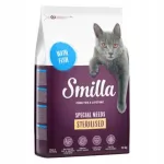 Steriliseeritud kasside toit Smilla kalaga, 10 kg