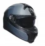 Mootorratta kiiver AGV Tourmodular TexTour must/hall, suurus L