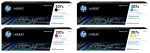 HP 207A W2210A&ndash;W2213A originaalv&auml;rvistik, CMYK, 4 tk, 2,78 kg