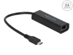 Delock 66298 USB-C kuni RJ45 v&otilde;rgukaart, 2,5 Gb/s