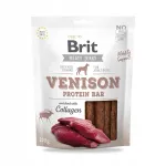 Brit Jerky Venison koerte maiused, p&otilde;draliha valgubatoon, 200 g