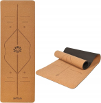 Joogamatt DH FitLife, libisemiskindel, topeltpoolsus, TPE, 183x61x0,6 cm