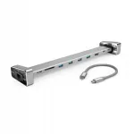 USB-C jaotur 9-in-1: 4 USB-A, USB-C, HDMI, LAN, SD, microSD