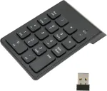 Juhtmevaba numbriklahvistiku klaviatuur 2,4 GHz, 18 USB klahviga