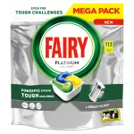Fairy Platinum All In One sidrunil&otilde;hnalised n&otilde;udepesukapslid, 113 tk