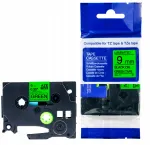 Kleepuv lint Brother TZe-721, 9 mm, roheline