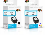HP 302XL must tindikassett, sobib OfficeJet 4650, 3830 printeritele