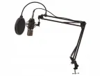 Stuudiomikrofon statiiviga HYKKER 210230-PSM