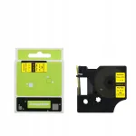 Dymo Rhino 1805431 kleepuv teip, 24 mm, 5,5 m, kollane, must tekst, vin&uuml;&uuml;l