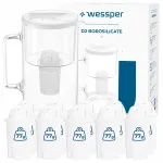 Veefilter Wessper BOROSILICATE D2 3 l 11 filtrikassettiga