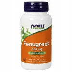 Toidulisand NOW Foods Fenugreek 500 mg, 100 taimset kapslit