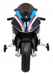 Laste elektriline BMW HP4 mootorratas, valge, abiratastega