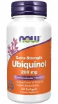Toidulisand NOW Foods Ubiquinol 200mg CoQ10 Kaneka, 60 kapslit
