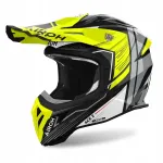 Motorratturi kiiver Airoh Aviator Ace 2 Engine kollane l&auml;ikiv, suurus L