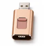 64GB USB 4-in-1 OTG m&auml;lupulk: Lightning, USB-C, Micro USB, USB 3.0