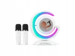 Bluetooth karaokek&otilde;lar GGV 4294, 5 W, 2 traadita mikrofoni, valge