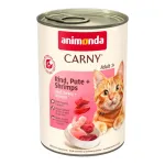 Animonda Carny Adult m&auml;rgtoit kassidele 400 g, veiseliha, kalkun, krevett
