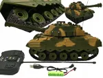 Puldiga juhitav roheline roomikutehnikas tank