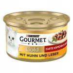 Niiske kassitoit Gourmet Gold kanaliha ja maksaga, 85 g