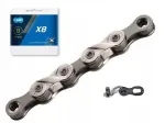 KMC X8.93 jalgratta kett, 116 l&uuml;li, 6/7/8 k&auml;igule, tugevdatud, lingiga