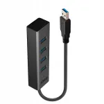 USB jagaja 4 porti Lindy 43324, USB 3.0