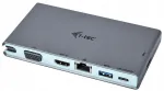 USB-C reisijaam i-tec, 4K HDMI, VGA, LAN, 2x USB 3.0, 2x USB 3.1