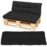 Aiapatjade komplekt alusp&otilde;hjadele, istmeosa 120x80 ja seljatugi 120x38, paksemad padjad