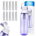 Aqualogis Aqua&Go 0,75 l violetne filterpudel 10 t&auml;iteelemendiga