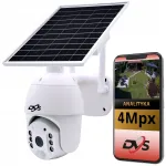 V&auml;lise WiFi p&auml;ikesekaamera DVS, 4 MP, p&auml;ikesepaneeliga