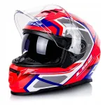 Mootorratta kiiver LS2 FF800 STORM FASTER, punane/sinine, integraalne
