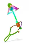 LED-valgustusega kopter FLYING LARGE SHUTTLECOCK koos k&auml;ivitusseadmega E2613 EMAJ